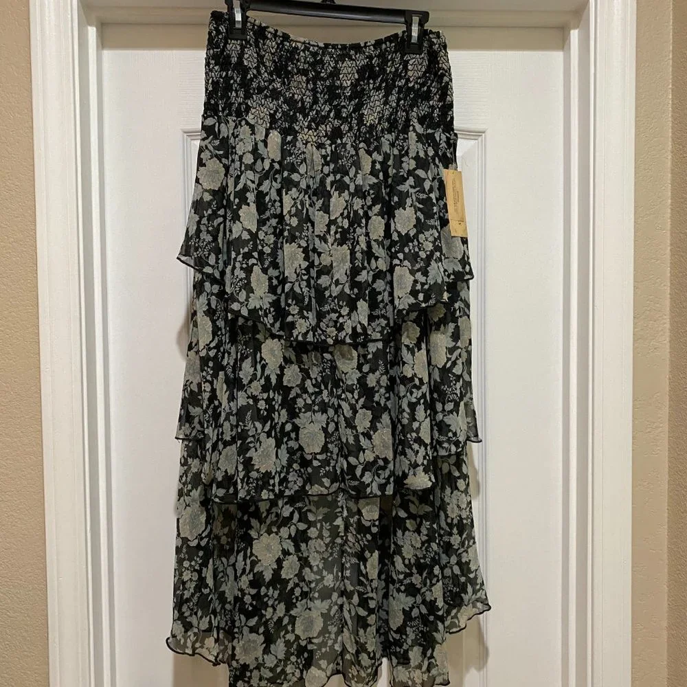 NWT Ralph Lauren Denim & Supply 3-Tier High-Low Skirt size L - Picture 6 of 16